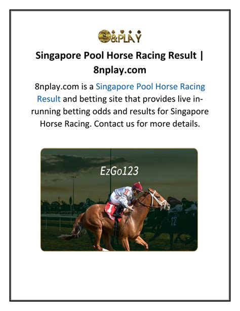 singapore pool website horse racing result